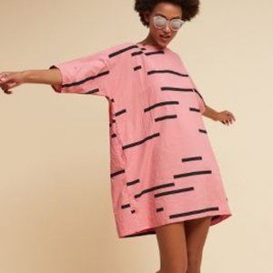 UZI NYC Pink Graphic Tunic Dress
